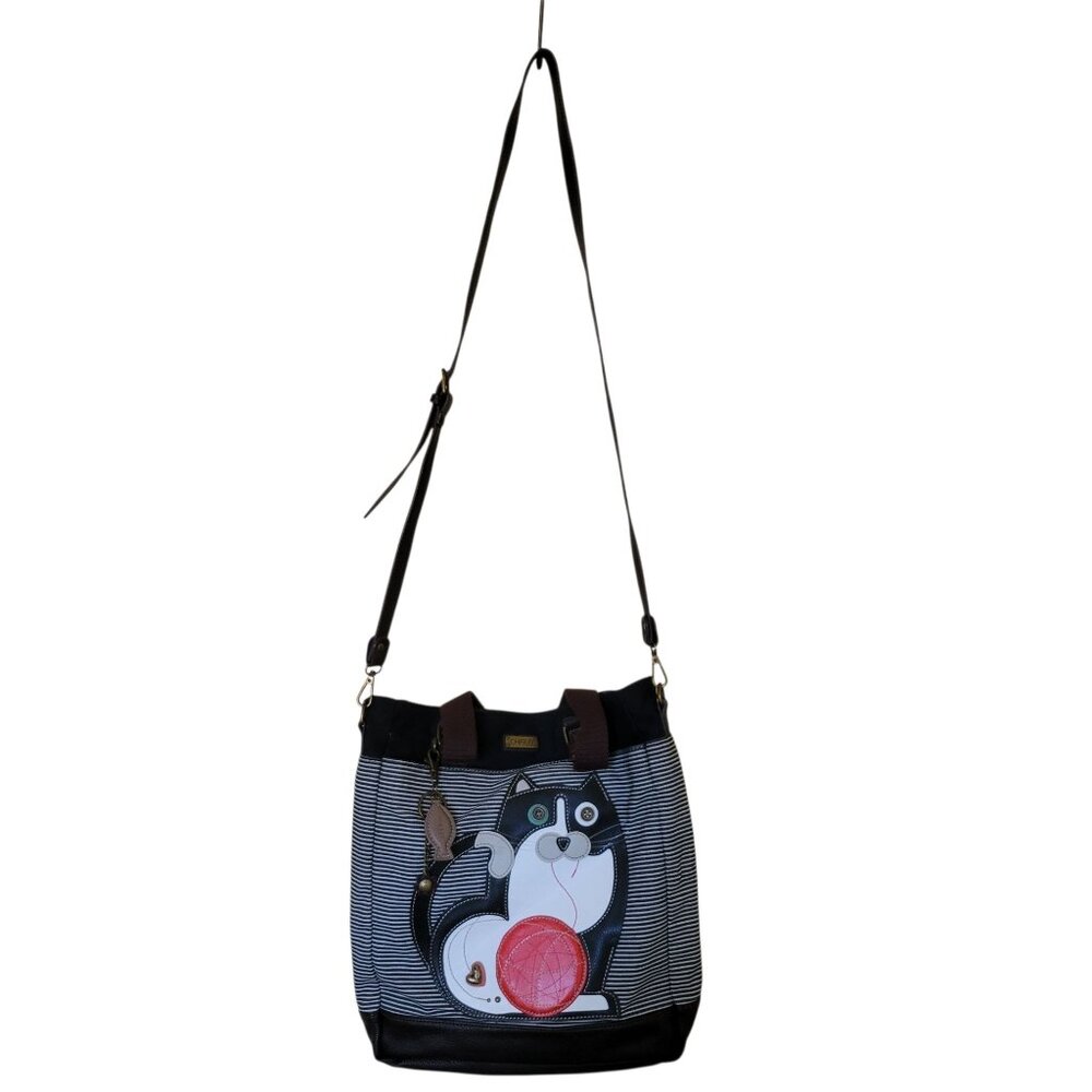CHALA Fat Cat Work Tote Bag With Adjustable Strap - Picture 3 of 10
